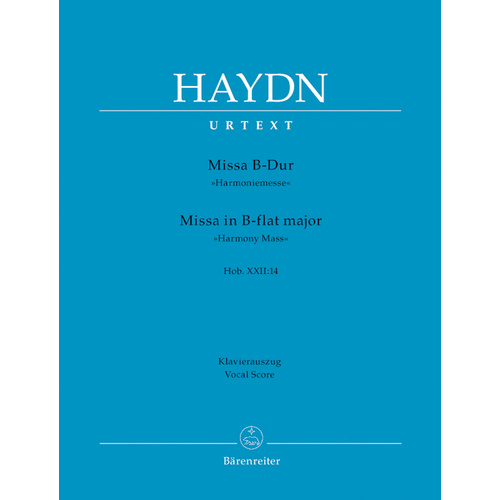 Missa In B-Flat Major Hob.Xxii:14 "Harmony Mass"