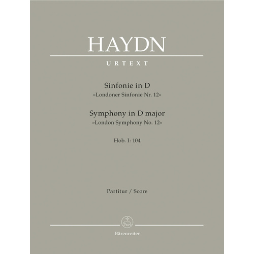 Symphony No 104 in D Wind Set - Full Orchestra Sheet Music