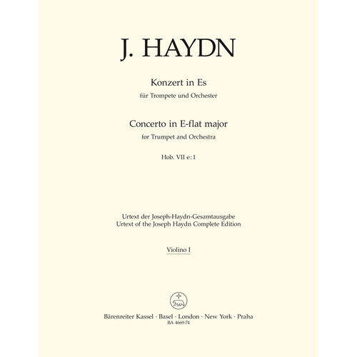 Trumpet Concerto in E Flat for Trumpet and Violin 2