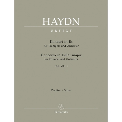 Concerto for Trumpet and Orchestra in Eb Major Full Score by Haydn