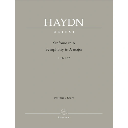 Symphony No 87 Full Score Haydn