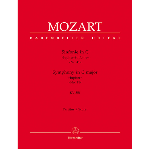 Symphony No 41 in C K 551 Full Orchestra Sheet Music