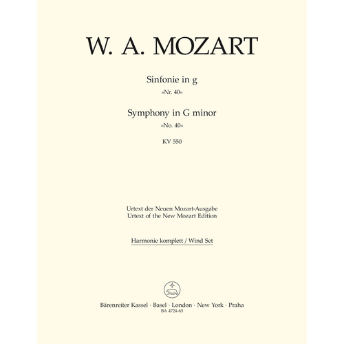 Symphony No 40 in G K 550 Full Orchestra Sheet Music