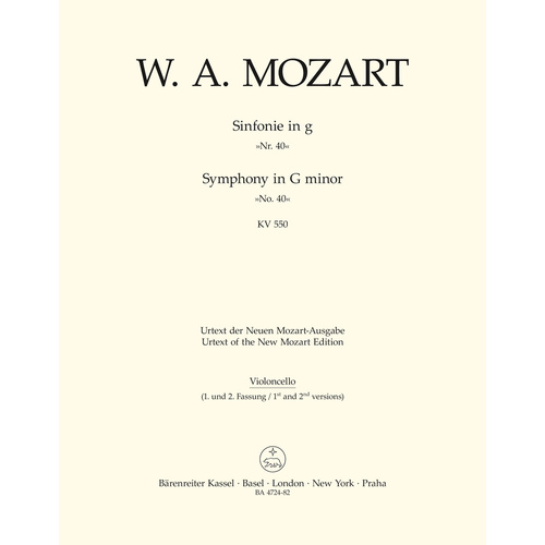 Symphony No 40 in G K 550 Full Orchestra Sheet Music