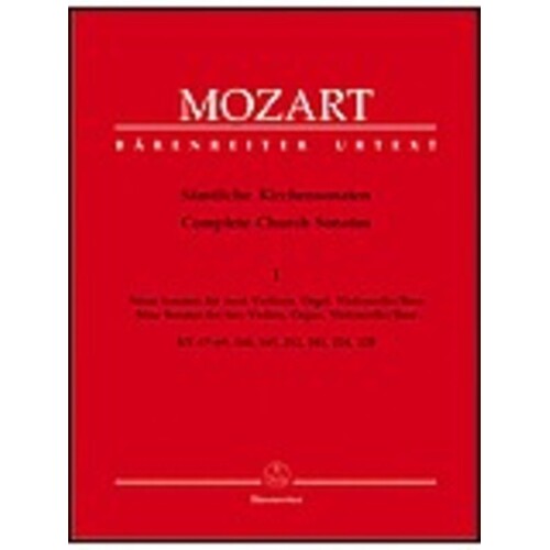 Church Sonatas Comp Book 1 2 Violin Org Vc Book
