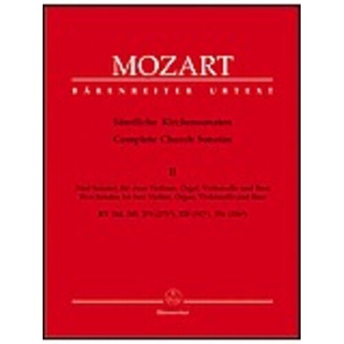 Church Sonatas Comp Book 2 2Violin Org Vc Book