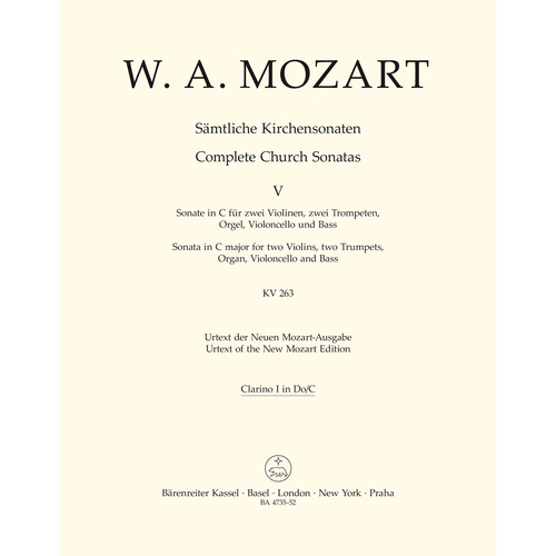 Complete Church Sonatas, Volume 5