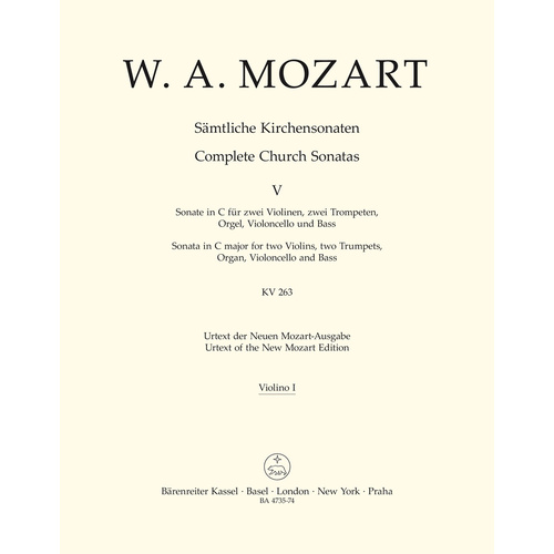 Complete Church Sonatas, Volume 5