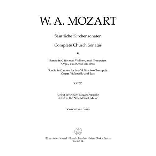 Complete Church Sonatas, Volume 5