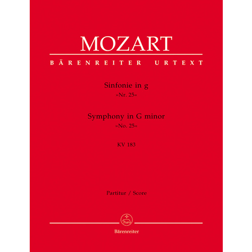 Symphony No. 25 G K 183 Full Orchestra Sheet Music