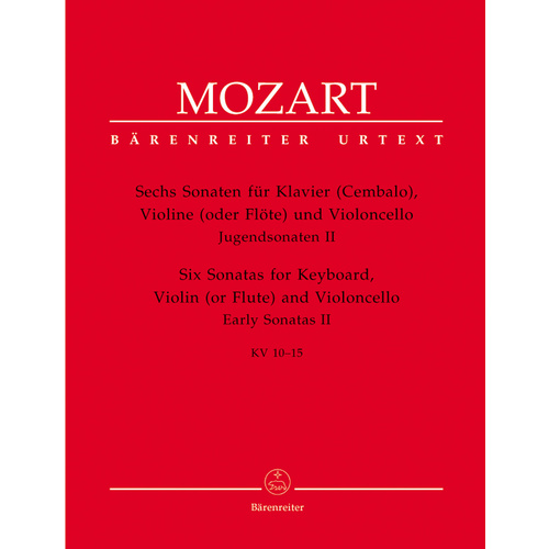 Sechs Sonaten Für Klavier (Cembalo), Violine (Flöte) Und Violoncello