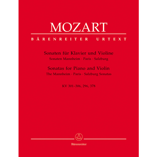 Sonatas For Piano And Violin