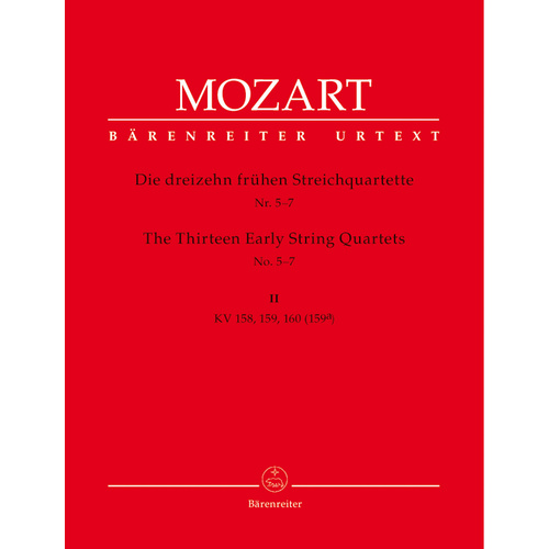 The Thirteen Early String Quartets, Volume Ii No. 5-7
