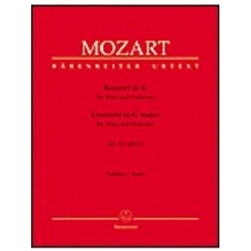 Mozart Concerto No. 1 G Major K 313 for Flute and Piano Urtext Edition