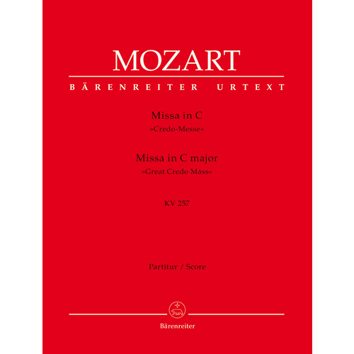 Missa In C Major K. 257 "Great Credo Mass"