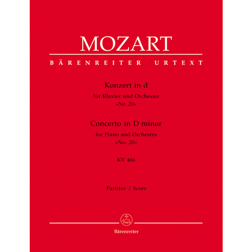 Concerto For Piano And Orchestra No. 20 In D Minor K. 466