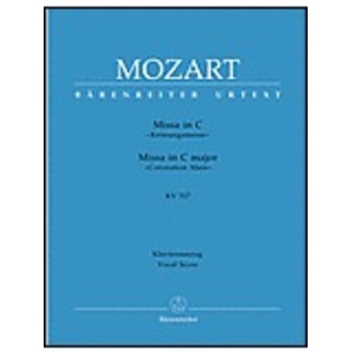 Coronation Mass C K 317 Choral Score