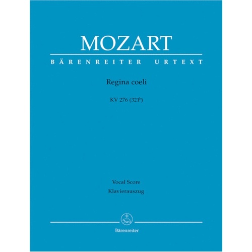 Regina Coeli K 276 SATB