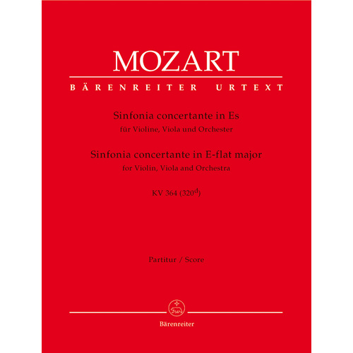 Sinfonia Concertante E Flat K 364 for Wind - Full Orchestra Sheet Music