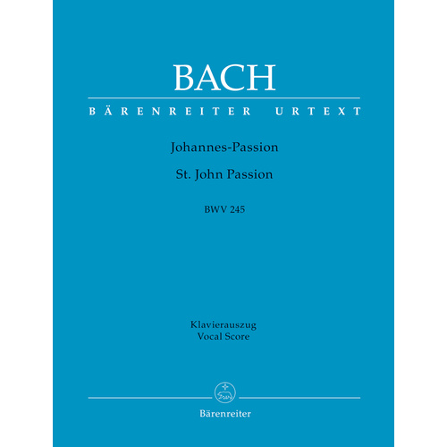 St Matthew Passion BWV 244 Full Orchestra Sheet Music
