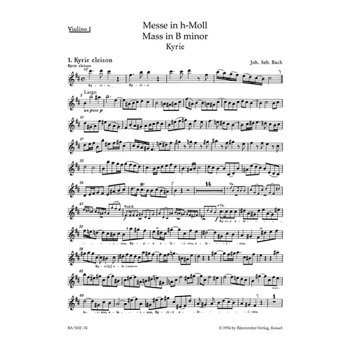 Mass In B Minor BWV 232