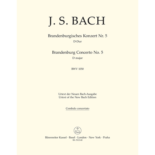 Brandenburg Concerto No. 5 In D Major BWV 1050