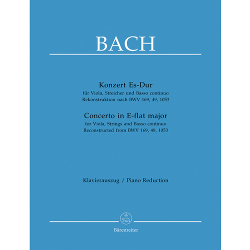 Concerto For Viola, Strings And Bc In E-Flat Major