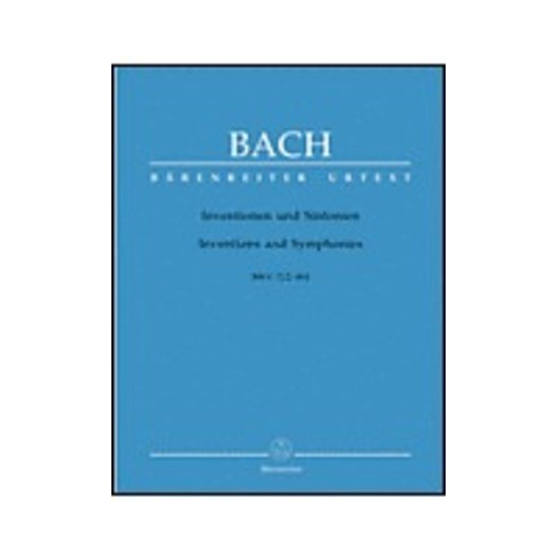 Bach Inventions and Sinfonias BWV 772-801 Piano Sheet Music