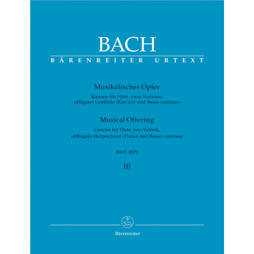 Canons Mus Offering FL/2VLN/BC Violin Sheet Music