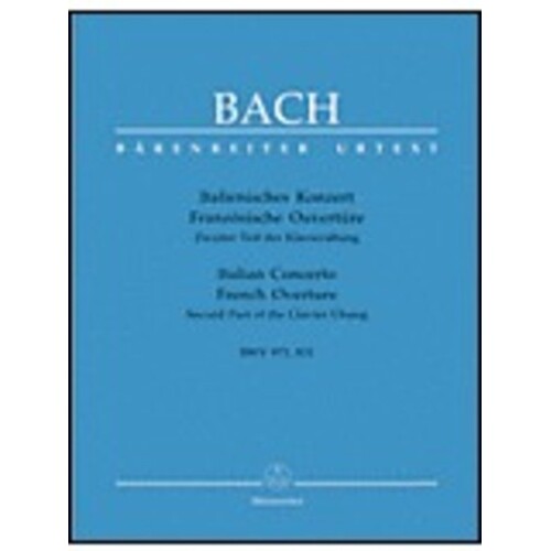 Italian Concerto And French Overture Urtext