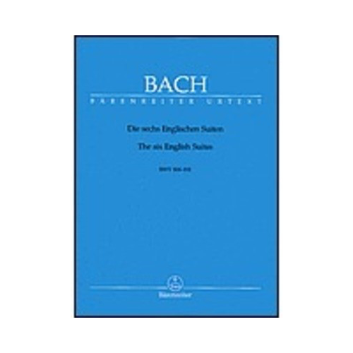 Bach Six English Suites BWV 806-811 Piano Sheet Music - Urtext Edition