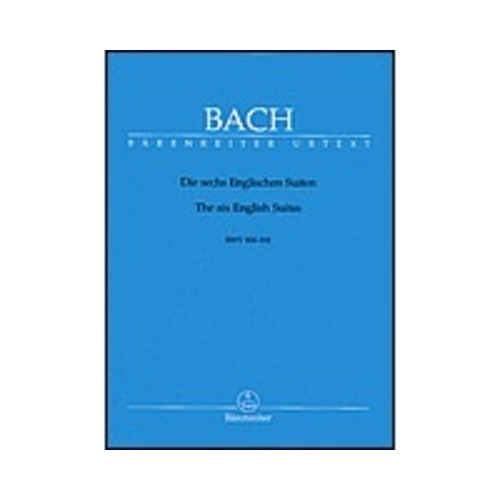 Bach Six English Suites BWV 806-811 - Urtext Edition Piano Sheet Music