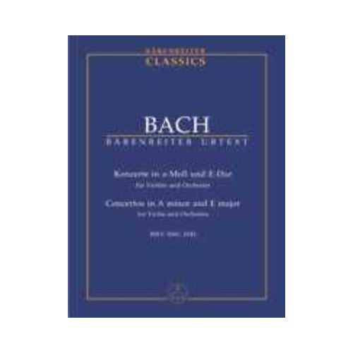 Bach Violin Concerto in A Minor BWV 1041 Urtext Edition for Violin and Piano