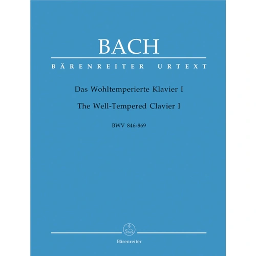 Bach - Well-Tempered Clavier Book 1 BWV 846-869 Urtext for Piano