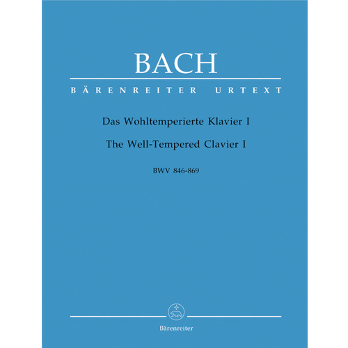 Bach Well Tempered Clavier Book 1 BWV 846-869 Piano Sheet Music