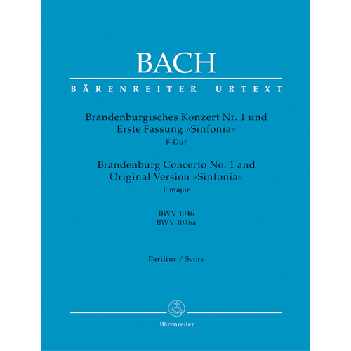 Brandenburg Concerto No 1 Full Orchestra Sheet Music