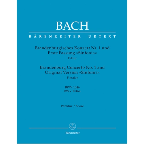 Brandenburg Concerto No 1 New Edition Score