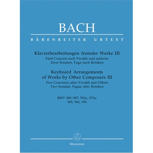 Concertos 5 After Vivaldi Sonatas 2 After Reinke