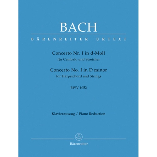 Concerto Bwv 1052 D Min 2P 4H