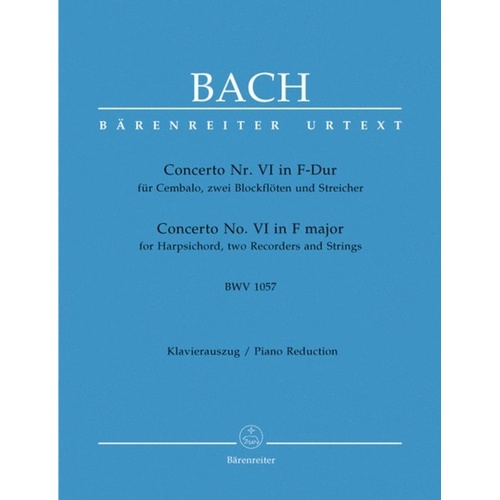 Concerto BWV 1057 F 2P 4H