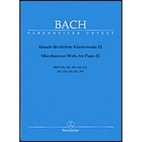 Miscellaneous Piano Works 3 Book