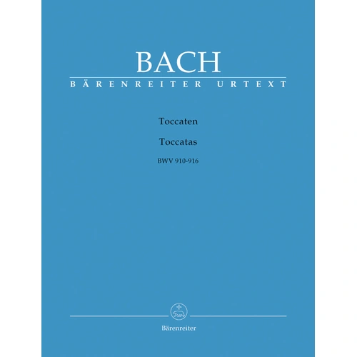 Toccatas BWV 910-916 for Piano and Harpsichord Sheet Music