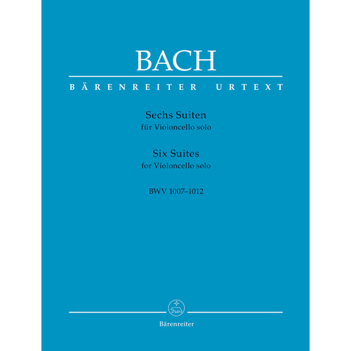 Six Suites For Violoncello Solo BWV 1007-1012