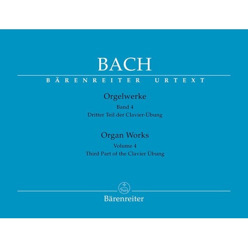 Bach - Organ Works Vol 4 (Softcover Book) Urtext Edition Book