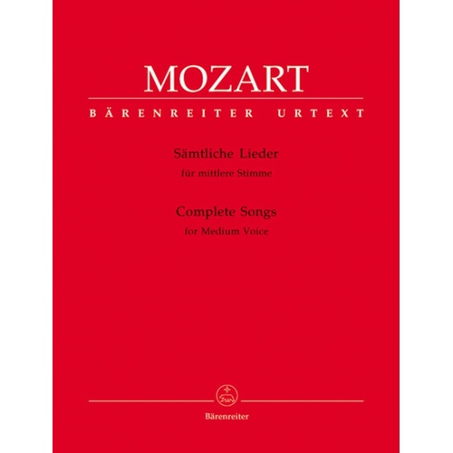 Songs Complete For Medium Voice Book