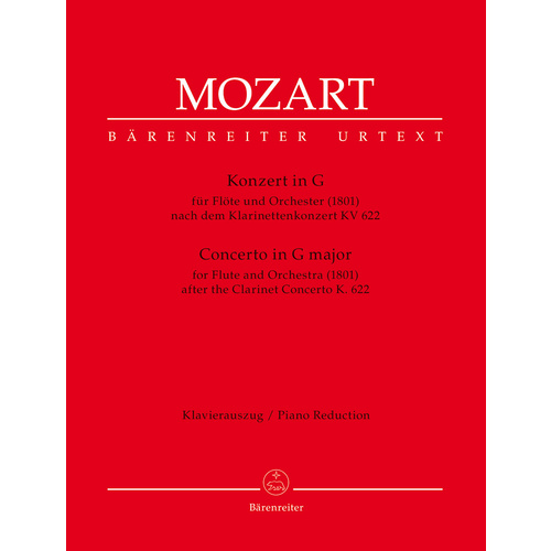 Concerto For Flute And Orchestra In G Major K. 622