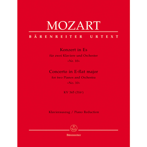 Concerto For Two Pianos And Orchestra No. 10 In E-Flat Major K. 365 (316A)
