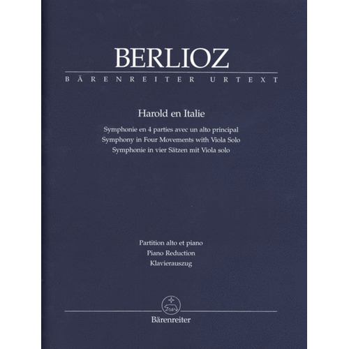 Harold In Italy Op 16 Vla/Piano Book