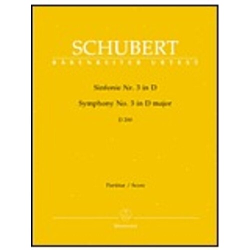 Symphony No 3 D D200 Score