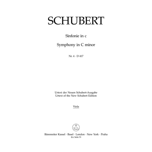 Symphony No 4 in C D417 Cello Sheet Music